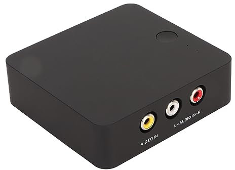 Registratore Convertitore AV, VHS Hi8 VCR DVR DVD Convertitore daa Video Digitale, Video da Analogico a Digitale, Registra Video su unità Flash USB