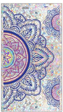 Abnehmbarer Fensteraufkleber Mandala-blumenaufkleber Statisch Haftender Aufkleber Für Schlafzimmerdekor