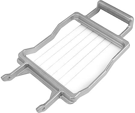 HERCHR Meat Slicer,Meat and Egg Slicer Cutter,Wire Egg Slicer,Bread Cheese Blade Handheld Cheese Blade for Slicing Pork Luncheon Meat Bananas Fruits Cucumbers(20mm)
