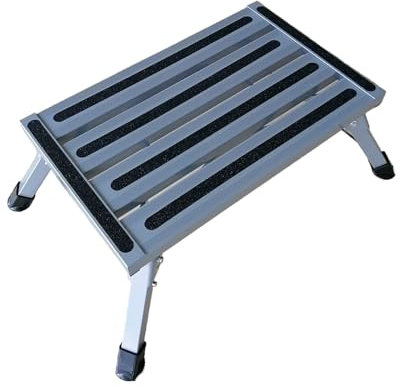 JSDQQG Sgabello Pieghevole,Scaletta Sgabellino Trasportabile Pedana Scalino Antiscivolo Cucina Bagno Camper