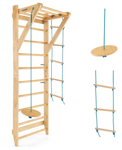 FANTASK Kinder + Erwachsene 38175SP-VC-Turntrainingsgeräte, Natur, 80 X 60 X 220 cm L X W X H EU