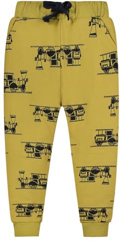 Jogginghose für Kleinkinder, Jungen Mädchen, Dinosaurier-Aufdruck, Baumwolle, Kordelzug, elastische Taille, Sport-Jogginghose mit Tasche Jogginghosen Mädchen
