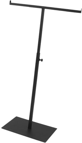 rockible Espositore per Borse, Torre per Gioielli, Doppio Gancio, Versatile, Regolabile in Altezza, Porta Sciarpe, Porta collane per casa