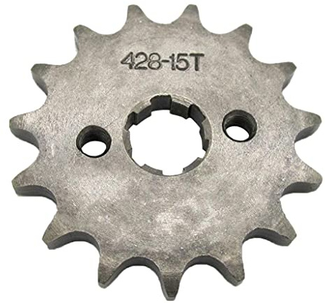 15T Denti 17mm 428 Catena Pignone Anteriore Cog Pit Quad Dirt Bike ATV Buggy