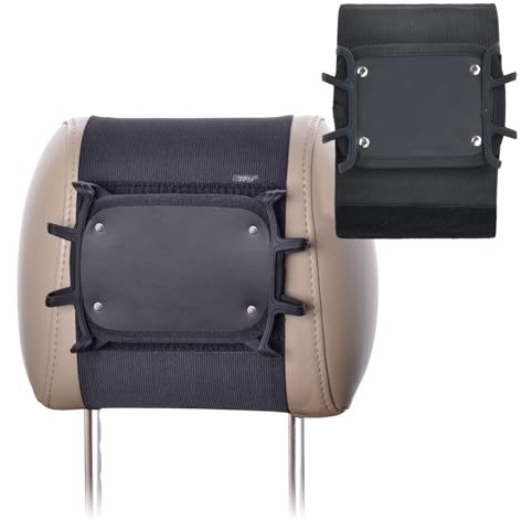 Luxvara Supporto Tablet Auto,Supporto Tablet Poggiatesta,Silicone Porta Universale Phone Auto,Sostegno per Telefono per Poggiatesta Automobile,Per Tutti I Kindle Fire, iPad da 7-10.5 Pollici