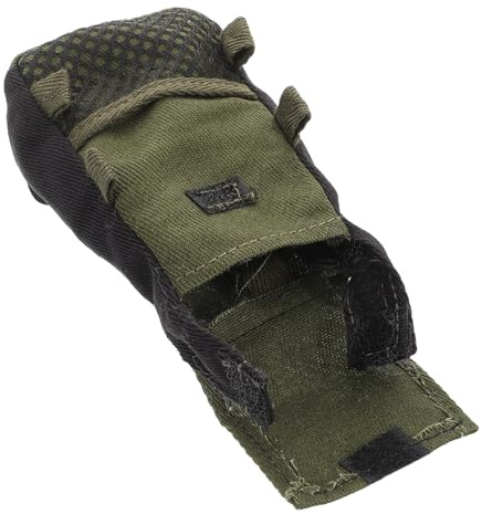 BESTonZON Puppenrucksack aus Gewebe Grün Leicht Puppen und Actionfiguren mit Zubehör für Rollenspiele