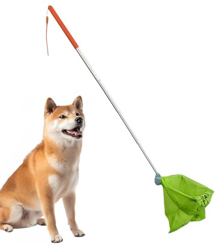 Hundbajsskopa Teleskopisk Bajsskopa För Husdjur Med Långt Skaft | Justerbar Valpavfallsspade För Lägenhet Vardagsrum Veterinär StudentPromenad Utomhus Camping Trädgård