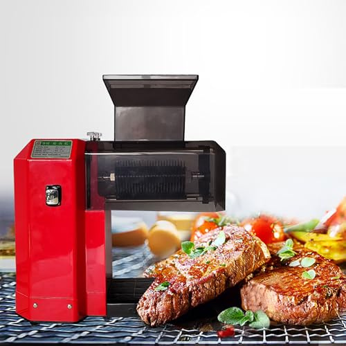 Electric Meat Tenderizer with Adjustable Thickness and Wide Feed Inlet for Efficient Tenderizing of Beef, Chicken, and Pork