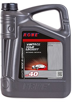 5L 5 Liter ROWE Motoröl Öl VINTAGE Mild Legiert SAE 40 Oldtimer Einbereichs-Öl
