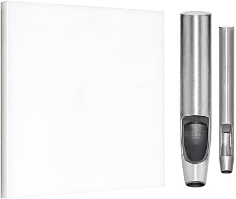 Grommet Werkzeug Kit Oval Ösen Einschlagstempel Planenösen Schlagösen DIY Lederhandwerk Handwerk Werkzeug mit Basis für Punsch Loch Schuhe Gepäck Leder Plane Zelte Markisen