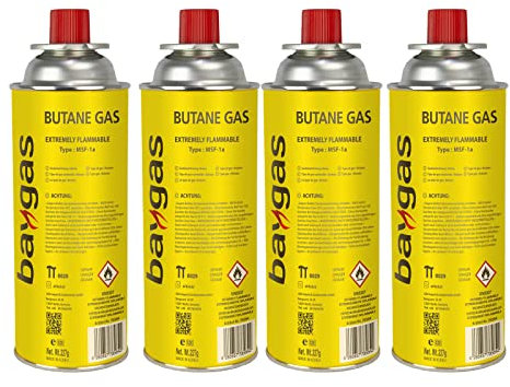 Butangas 227g 520ml Gaskartusche Campinggas Gas Campingkocher Bunsenbrenner (10 Stück)