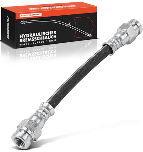 Frankberg 1x Bremsschlauch Bremsschläuche Hinterachse Kompatibel mit Golf III 1H1 1.6L-2.9L 1991-1997 Golf IV Cabriolet 1E7 1.6L-2.0L 1998-2002 Toledo I 1L 2.0L 1993-1999 Replace# 1H0611775