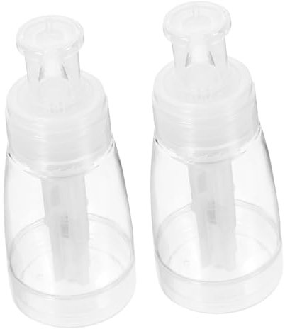2pcs Hair Powder Bottle Empty Travel Makeup Bottles with Locking Nozzle Barber Powder Spray Bottle Spray Bottle with Nozzle for Hair Plant Leak The Pet