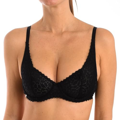 Dim Soutien-Gorge Femme Daily Dentelle | Armatures | Dentelle Florale Ajourée | Maintien et Confort