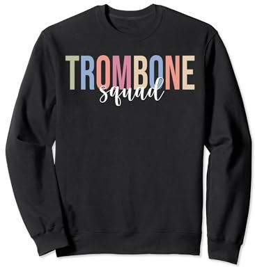 Posaune Squad Posaunenspieler Jazz Musik Marching Band Sweatshirt