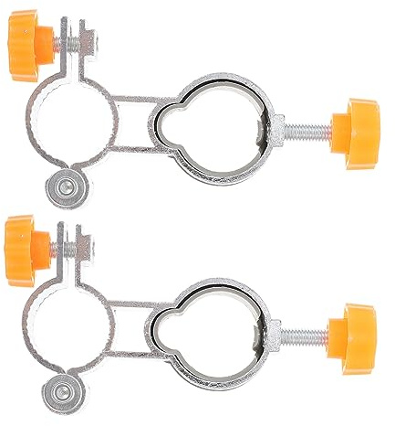 HONMEET 2 Stück Professioneller Angelschirmhalter aus Aluminiumlegierung Einfacher Aufbau Praktischer Schirmständer für Angelstuhl und Outdoor Aktivitäten