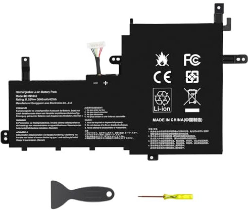 ASUNCELL 11.52V/42Wh B31N1842 Laptop Battery for Asus VivoBook S15 V5050E V5050EA V5050EA1135 S5500F S5500FL X513EA X513EP X513EQ X531F X531FA K531F S531F S531FA S531FL V531F V531FA V531FL Series