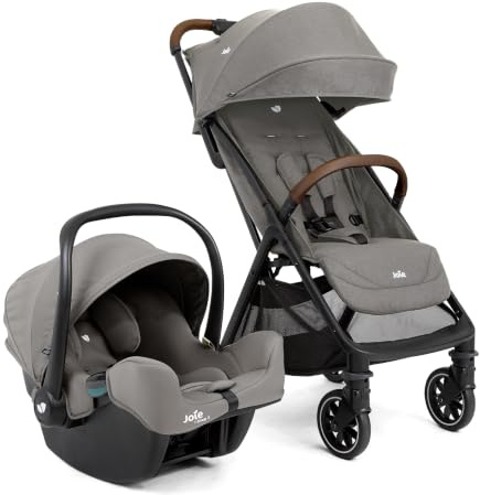 Joie Pact™ Pro Travel-System, Buggy + i-Snug™ 2 Babyschale, ab Geburt | Leichtes Travel-System (Buggy ab 6,3 kg) mit i-Size Babyschale i-Snug™ 2, Ein-Hand-Faltung und UrTilt™-Liegeposition.