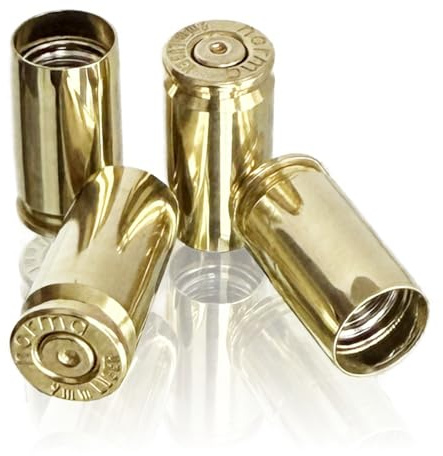 9mm Luger Patronen Ventilkappen für Auto, Motorrad/Moped, LKW oder Fahrrad - 4er Set