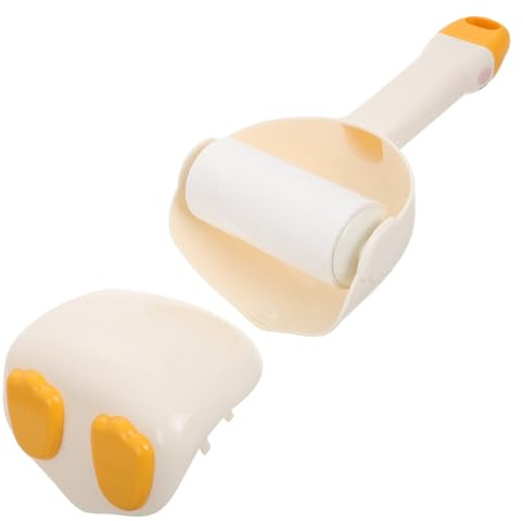 Milisten Reusable Sticky Lint Roller for Pet Hair Removal Clothes Sofa Bedding Tearable Sticky Roller Efficiently Removes Dog Cat Hair Lightweight Plastic Construction for Travel and Home