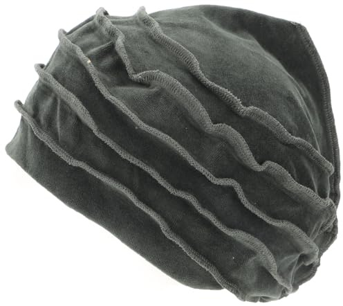 GURU SHOP Boho Samt Kappe, Samtmütze Ballon Mütze, weich | Unisex, weicher Samt, vielseitig tragbar, Overlock-Verarbeitung, ideal für verschiedene Anlässe.