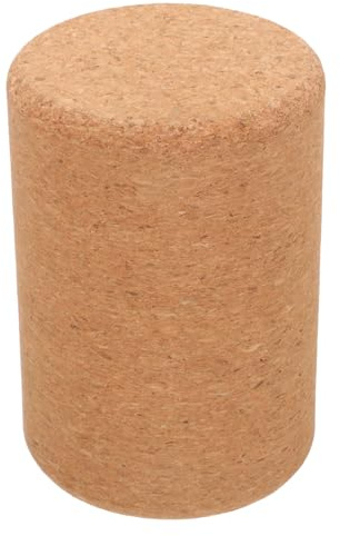 BRIGHTFUFU Yogarolle aus Kork zur Linderung von Rückenschmerzen mit Weicher Polsterung Praktisches Yoga Accessoire für Fitness und Yoga Training zu Hause