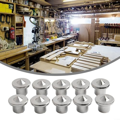 Holzdübel-Markierer, 10 Stück, Stahl-Set für präzise Lochposition (8 mm)