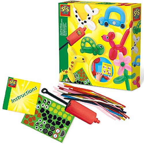 SES Creative 14017 Twisting Balloons, Diverse Colours
