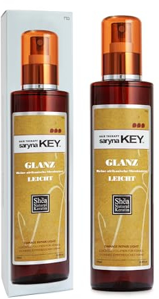 SARYNA KEY Damage Repair LIGHT Spray Gloss Brillant – Glanzspray für feines, dünnes & brüchiges Haar mit Sheabutter & B5-Komplex – Farbschutz & Volumen, 250ml