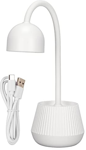 BORDSTRACT Lampada Per Polimerizzazione Smalto Per Unghie 24W, 365nm 405nm Lampada Per Fototerapia Per Unghie Girevole a 360 Gradi a collo D'oca con Spina USB Nell'essiccatore Per Gel Per Unghie Lampa