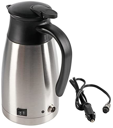 Bollitore Elettrico per Riscaldamento 12V Bollitore per Tazza D'acqua per Auto Bollitore da 1000 Ml per Bollitore Elettrico 1000 Ml 1 Litro con Bollitori Elettrici in Acciaio
