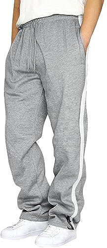 rtdgcv Cargo Hose Schwarz Stretch Männliche Farbblock-Jogginghose Tether Large Size Hose Lose Herbst- und Wintersport-Patchwork-Hose Freizeithose Herren Mikrofaser (GY1, XL)