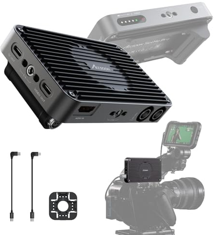 Accsoon SeeMo Pro Video Capture Adapter for iPhone and iPad, SDI&HDMI to USB C Monitor, Support 1080P 60FPS Video & Real-Time Monitoring/Streaming/Recording, Power iOS Devices