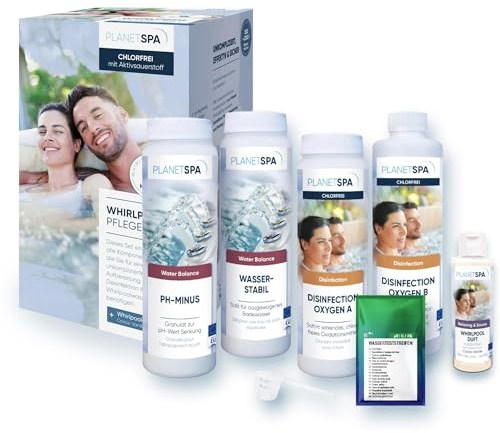 Planet Spa Whirlpoolpflege-Set Aktiv Sauerstoff für Pool und Spa