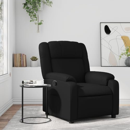 Rantry Svart läderimitation fällbart fåtölj, mobil massagestol relaxfåtölj, massagestol relaxfåtölj, relaxstol