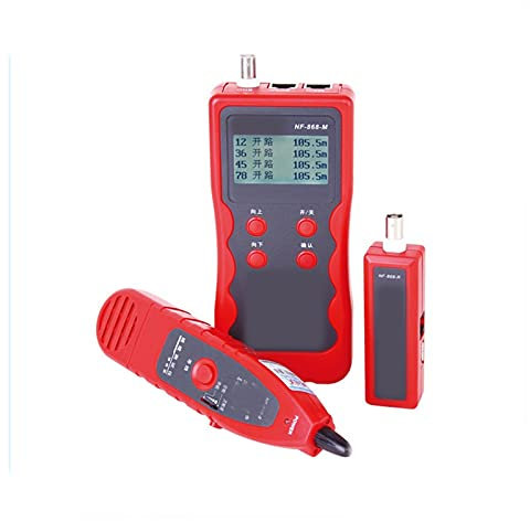 MKHFP Probador de Cable de Red Línea Finder Sin Ruido Cable Longitud Tester Network Cable Línea Teléfono Línea Cable Coaxial Sin Ruido Buscar lineas Reparaciones del hogar