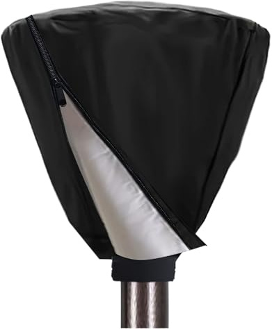 Patio Heater Dust Covers - Portable Outdoor Radiator Cover with Zipper and Storage Pouch | Protective Case for Standing Deck Heaters, Weatherproof Cover for Garden, Balcony, or Terrace Heating