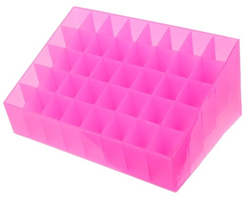 TOPPERFUN per Rossetto 40 Scomparti Organizer per Cosmetici Trasparente Scatola per Make-Up Tavolo per Casa e Negozio