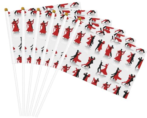 Drapeau léger pour salle de bal - Imprimé danse - Pratique - Pour intérieur et extérieur - Pour événements et fêtes