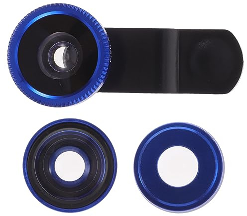 Zerodeko Handyobjektiv Superweitwinkel Makro Fisheye Clip Smartphone Kameraobjektiv für X Öl und Wasserabweisend Leicht Abwischen