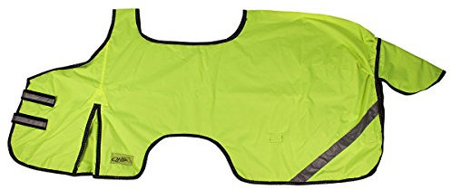 QHP Reflexions Ausreitdecke Sattelausschnitt wasserabweisend Fleece Füllung (125 cm)