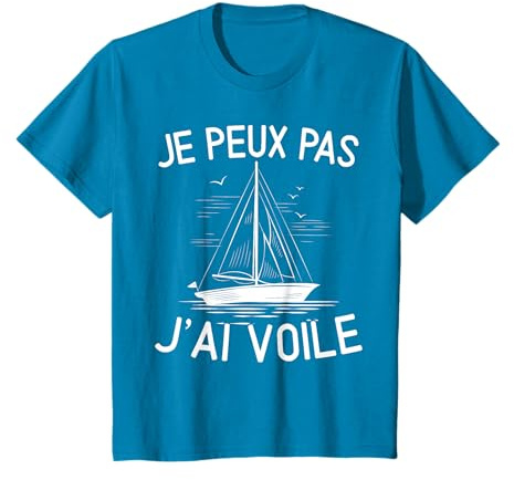 Je Peux Pas J'Ai Voile Voilier Capitaine Cadeau Pour Marins T-Shirt