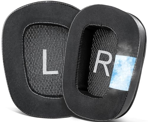 SOULWIT Cooling-Gel Ear Pads Cushions for Logitech G35 G930 G933 G933S G935 G633 G633S G635 G533 G430 G431 G432 G433 Gaming Headset, Earpads Replacement for G332 G230 G231 G233 Headphone