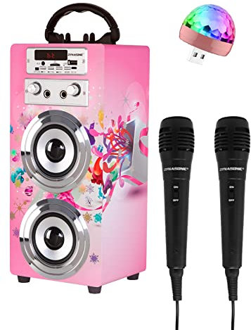 DYNASONIC (3º Generación, Modelo 2023 Karaoke con microfono, Regalos Originales para niños niña, Juguetes niña (Modelo 10 con Luz)