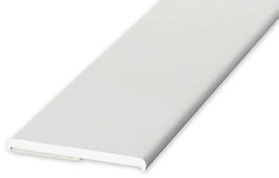 Fensterleiste Abdeckleiste Flachleiste Flachprofil Deckleiste Kunststoff selbstklebend 20mm 3 Meter