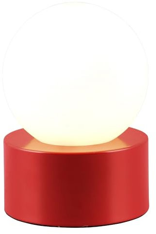 Reality Leuchten Tischleuchte COUNTESS ROT (DH 12x17 cm) DH 12x17 cm rot Tischlampe Klemmleuchte Schreibtischleuchte Schreibtischlampe