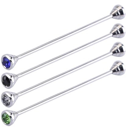 Strass Brosche, Asudaro 4 Stück Herren kragennadel Anzug Hemd Kragenstift Kragen Pins Bar Doppeldraht Anstecknadel Kragen Pin Pullover Brosche Pin Hemdkragen Dekoration Schmuck Typ 1
