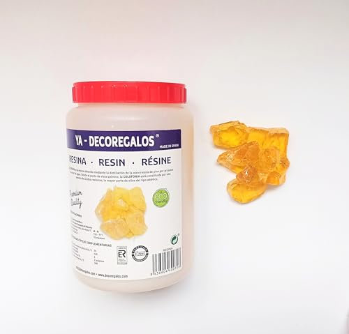 500 GR RESINA DI PINO NAZIONALE COLOFONIA EPOXI 100% NATURALE