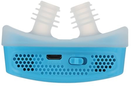 Healeved Rimedi per Non Russare Dispositivo Elettronico Antirussamento Automatico in Abs, Filtro, Massimizza Flusso D'aria e Riduce la Bocca Secca per Sonno