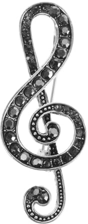 CALLARON Modische Note Brosche Damen Broschen Und Metall Violinschlüssel Schmuck